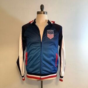 Men's USA Jacket, U.S. Warm up Full Zip Track Jacket